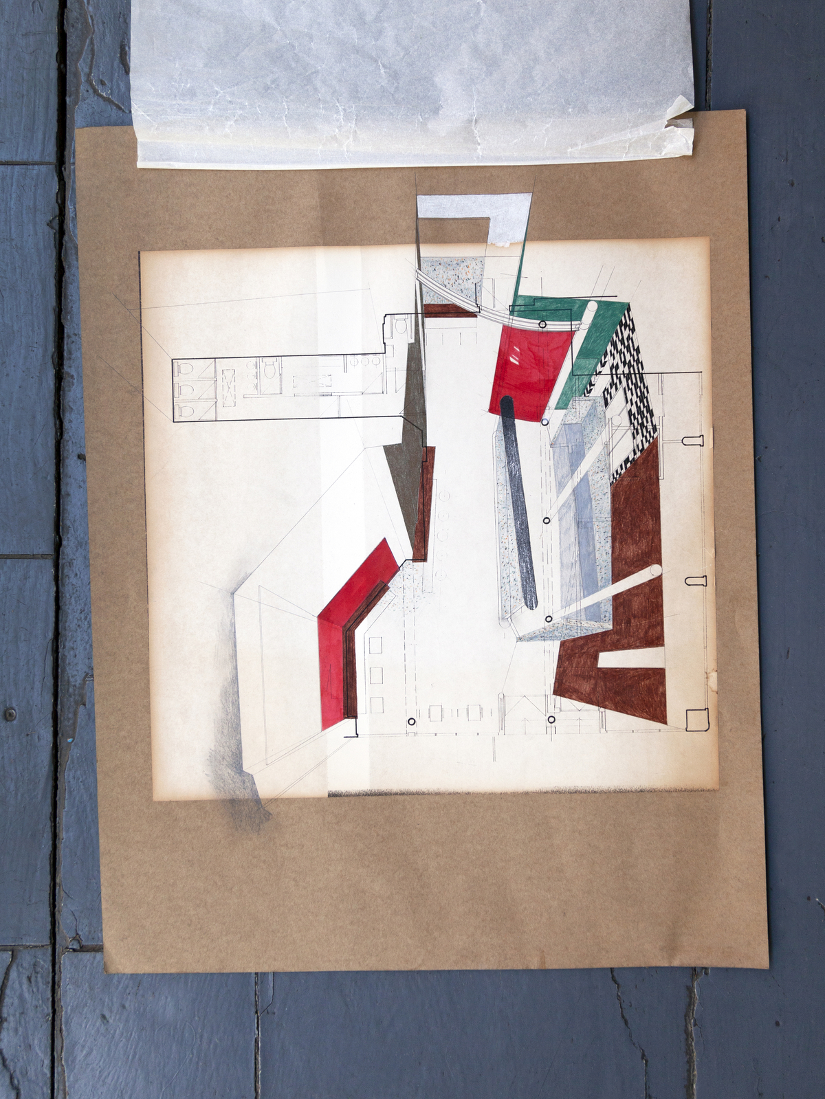 Aerial view of aerial drawing of Bar 10 in Glasgow