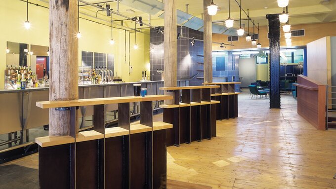 Interior of DRY21 in Manchester by Ben Kelly