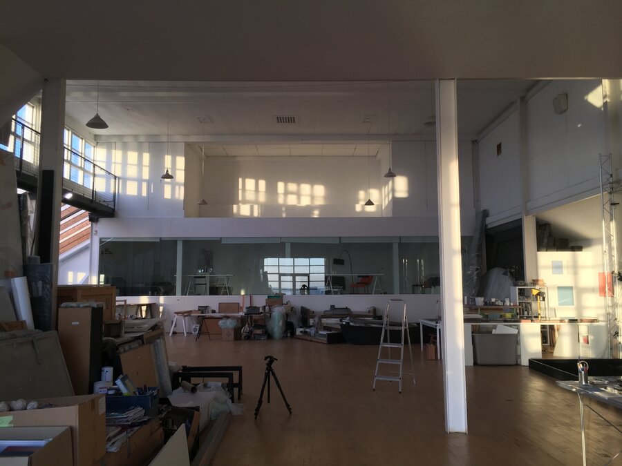 Interior of Kate Trouw's studio